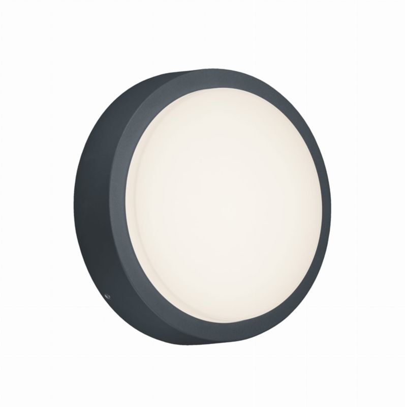 Kinkiet ścienny zewnętrzny Trio Breg antracyt LED 9W 3000K 850lm IP54 wym: 20 x 20 x 20 cm aluminium - 1 szt.