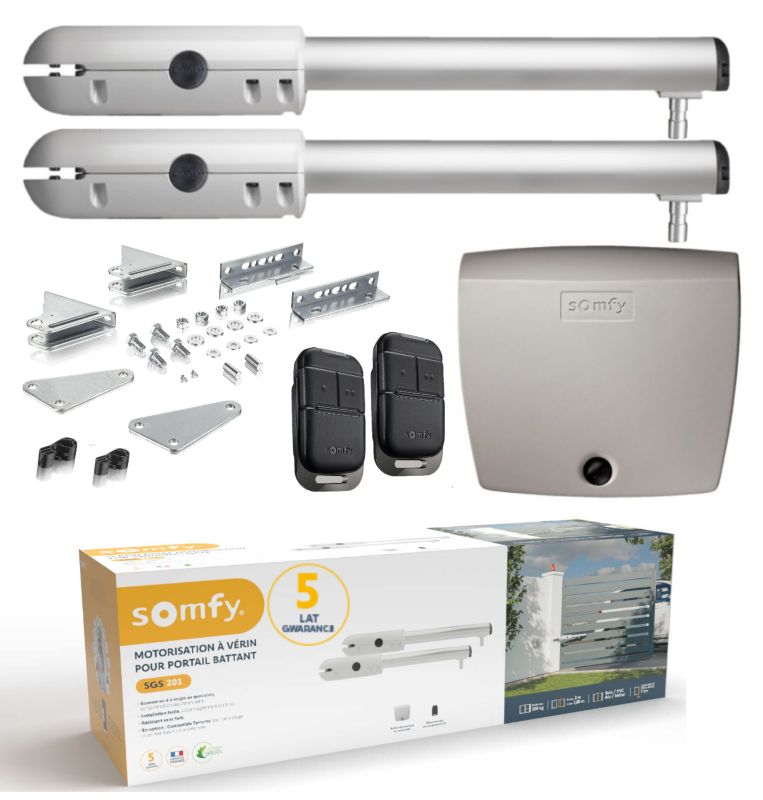 Napęd do bramy dwuskrzydłowej Somfy SGS 201 RTS 1 szt.