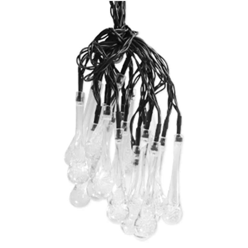 Girlanda LED solarna MasterLED łezka 40xLED 785cm 3000K ciepła biel z czujnikiem zmierzchu IP44 1 szt.