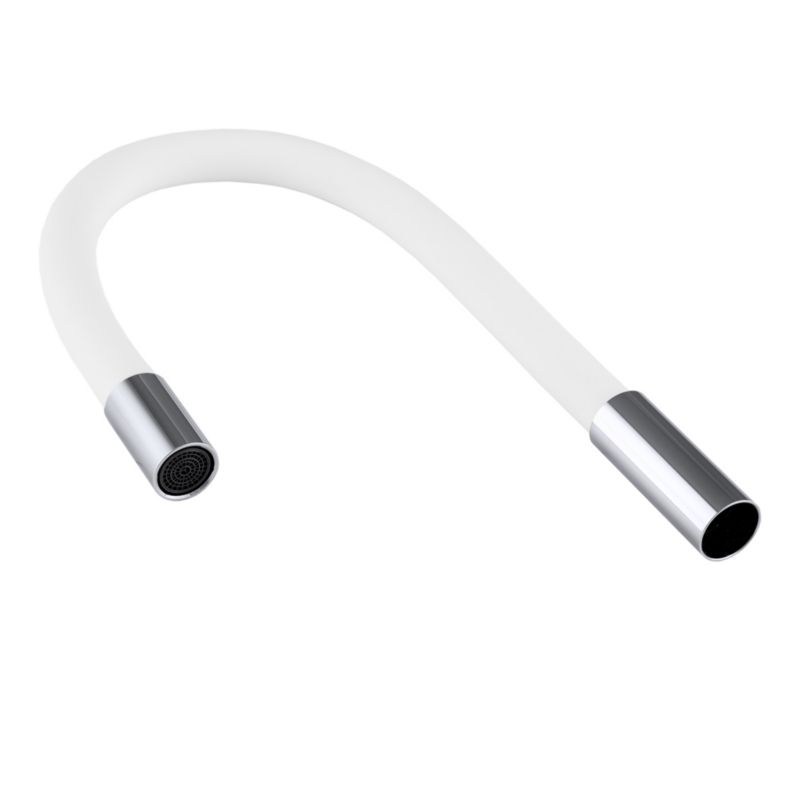 Wylewka Elastyczna Do Baterii Granitan Wciskana Biała 1 szt.