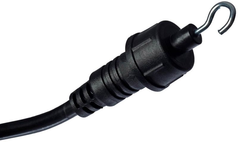 Hak do girland Eko-light metalowy czarny