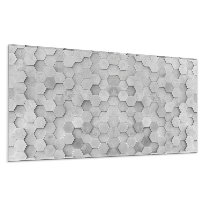 Panel samoprzylepny Wallfluent 120x60 cm Geometria heksagonów w modnym wzorze 1 szt.