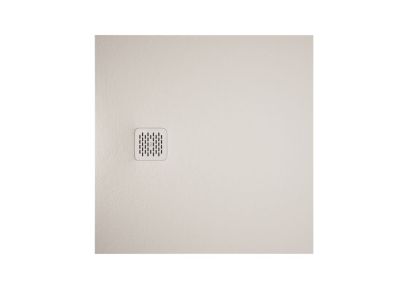 Brodzik kompozytowy Roca Sky kwadratowy 80 x 80 x 3 cm beżowy