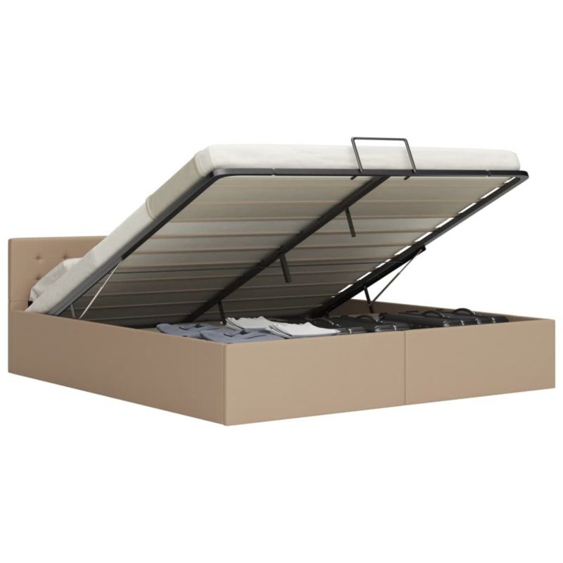 Łóżko tapicerowane WaszeMeble 180x200 brązowe WM-285533 1 szt.