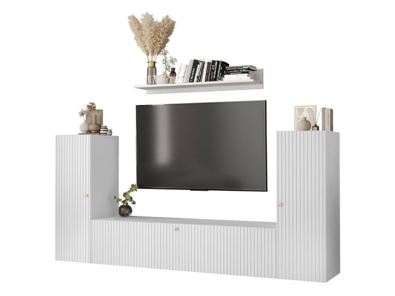 Meblościanka MIRJAN 24 Waldi Slim I 9 biały 1 kpl.