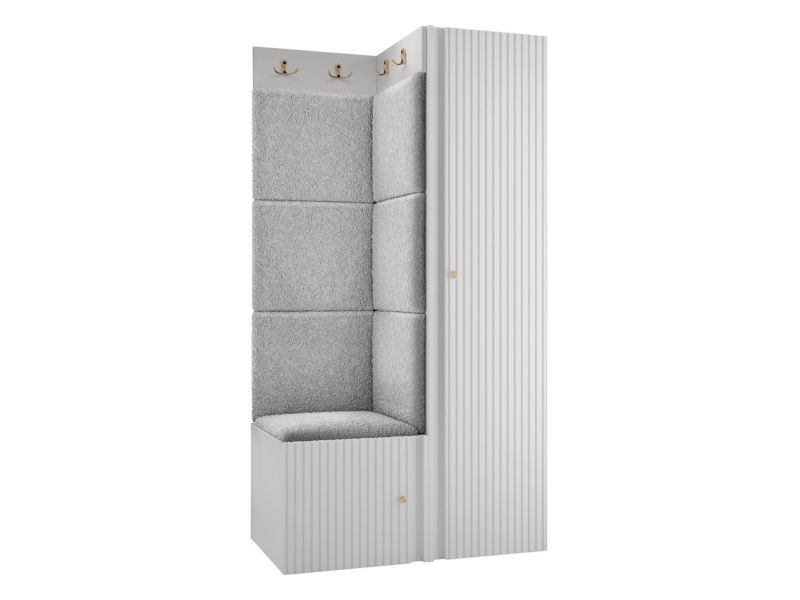 Zestaw MIRJAN 24 Orion Ryfel Slim XXV biały + szara bukla 1 kpl.