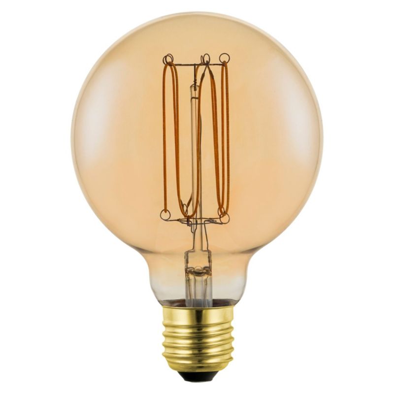 Żarówka Sanico Goldlux LED E27 filament G95 4W DecoVintage Amber 1800K - 1 szt.