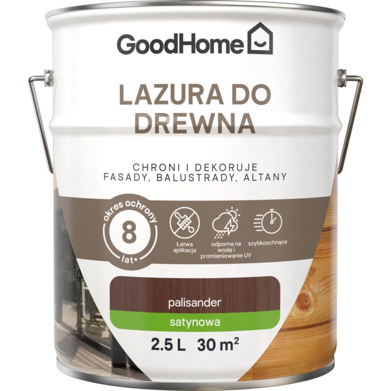 Lazura GoodHome 8 lat palisander 2,5 l