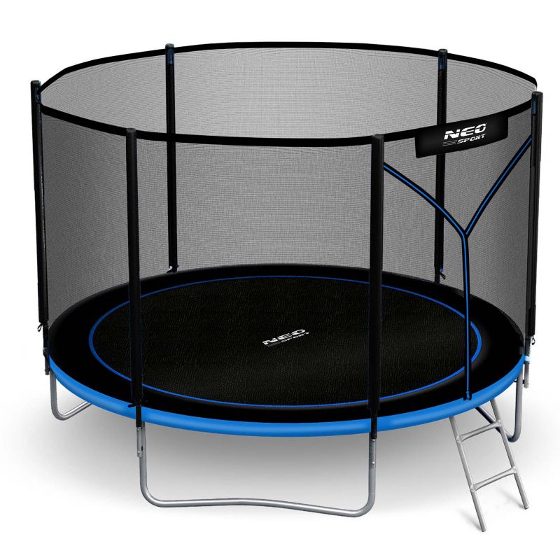 Trampolina ogrodowa Neo-Sport 312cm 10ft + drabinka + siatka zewnetrzna 1szt.