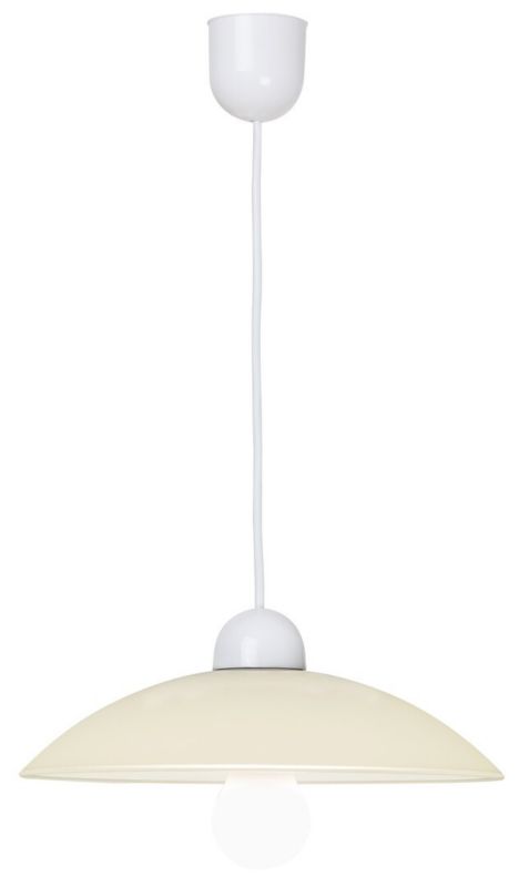 Lampa wisząca Rabalux Cupola 6151 biała do kuchni 1xE27 x 1 szt.
