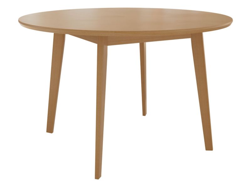 Stół okrągły MIRJAN 24 Skandi 120 natura 1 szt.