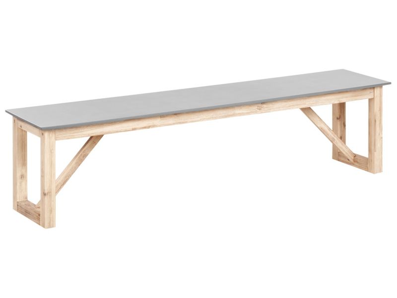 Ławka ogrodowa Notteri 180 cm Beton Szary 1 kpl