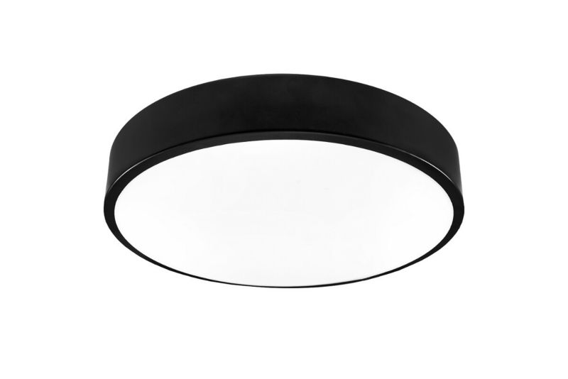 Plafon sufitowy lampa IdeaLED Houston czarno-biały LED 24W 4000K 2160lm IP20 wym: 5 x 30 x 30 cm metal - 1 szt.