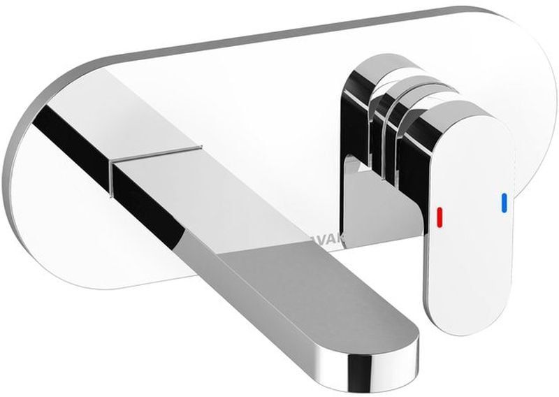 Bateria umywalkowa Ravak Chrome CR019 jednomuchwytowa podtynkowa chrom 23 cm, system R-box, 1 szt.