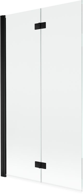 Parawan nawannowy 2-skrzydłowy Mexen Mist czarny 100 x 150 cm - 8A9-100-002-70-00-L 1 szt.