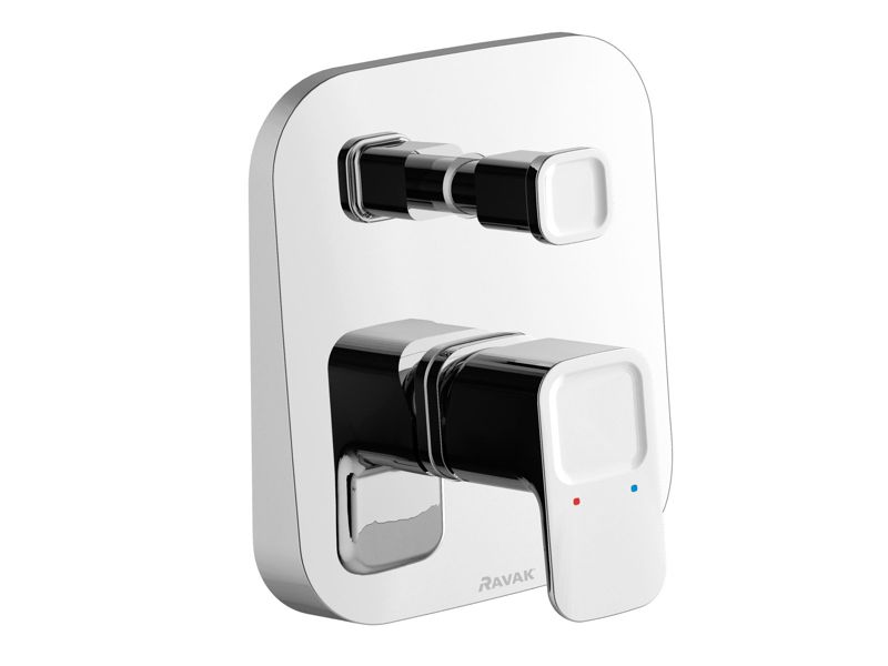 Bateria podtynkowa Ravak 10 TD 061.00CR 2-drożna z przełącznikiem, chrom 1 szt