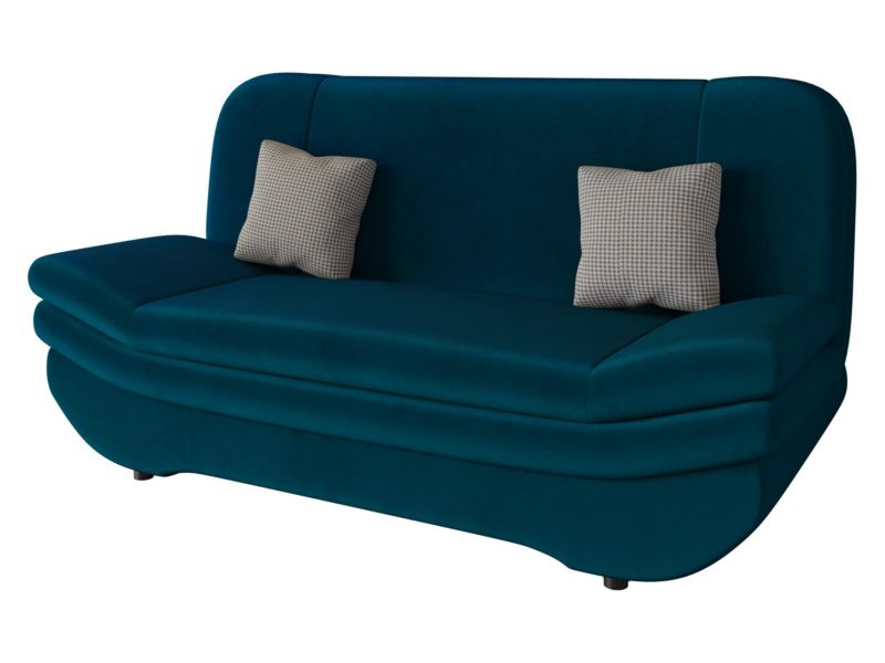 Wersalka MIRJAN 24 Weronika Premium ciemny turkusowy/ciemny turkusowy/niebieska pepitka 1 szt.