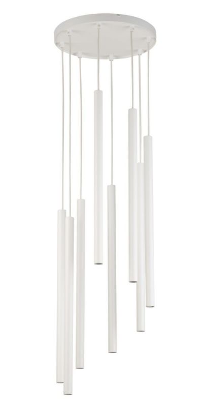 Lampa wisząca Sigma Lighting Sopel 4469 biała dekoracyjna 8xG9 x 1 szt.