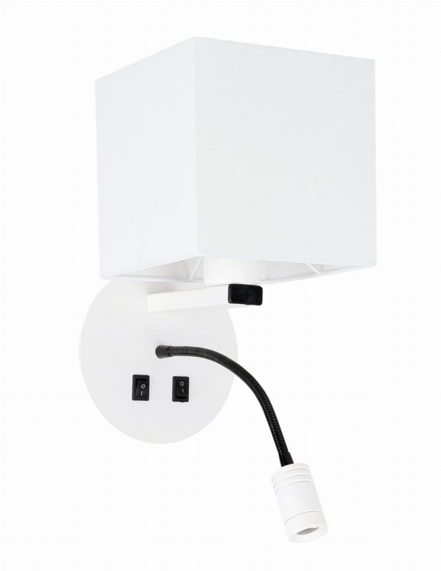 Kinkiet Candellux Magnum biało-czarny 2 x E27 x 43W IP20 wym: 40 x 21,5 x 16 cm - 1 szt.