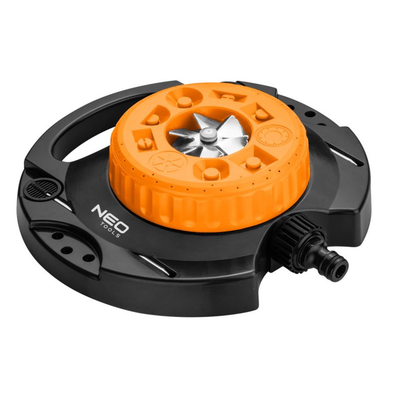 Zraszacz NEO TOOLS ogrodowy, 9 funkcyjny, ze szpilkami do montażu 1 szt