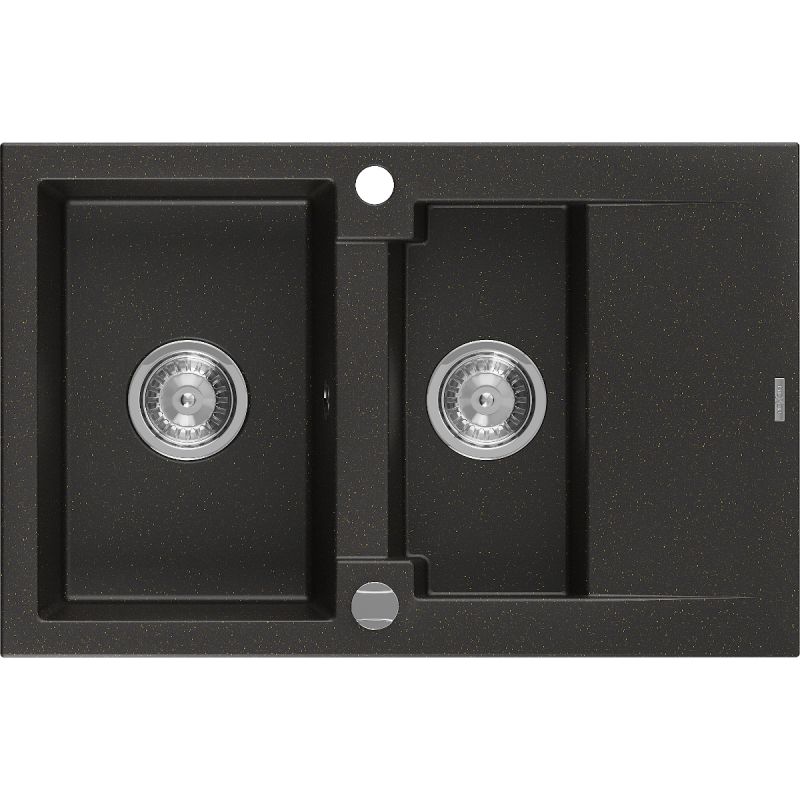 Zlewozmywak wpuszczany Mexen Gaspar 1,5-komorowy szary 737x475 mm - 6507731505-71 1 szt.