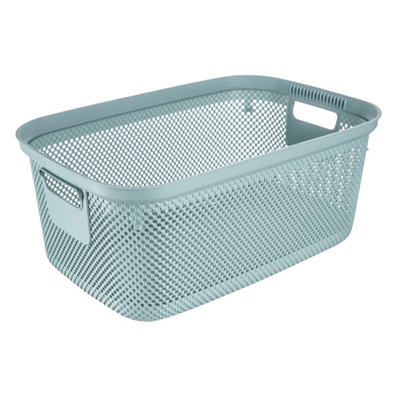 Kosz na pranie Keeeper Bosse 30l, niebieski z przewiewnymi ściankami 53 x 34,5 x 22,5 cm, 1 szt.