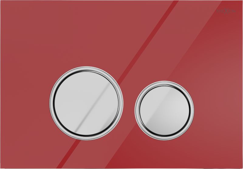 Przycisk spłukujący Mexen Fenix 06 czerwony 1 szt.