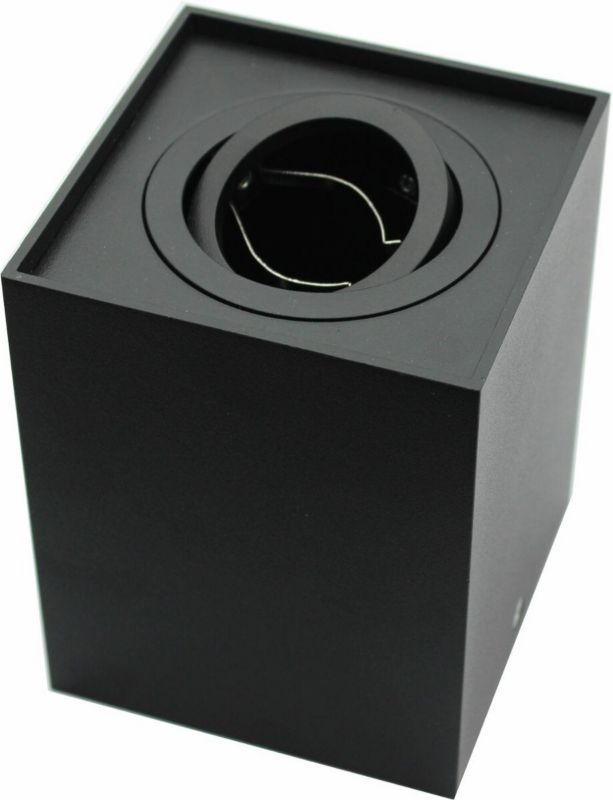 Oprawa sufitowa spot IdeaLED Magnus czarny 1 x GU10 x 10W IP20 wym: 9,6 x 9,6 cm - 1 szt.