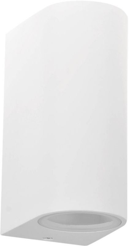 Kinkiet ogrodowy LED Goldlux Boston owalny 2 x GU10 IP44 biały