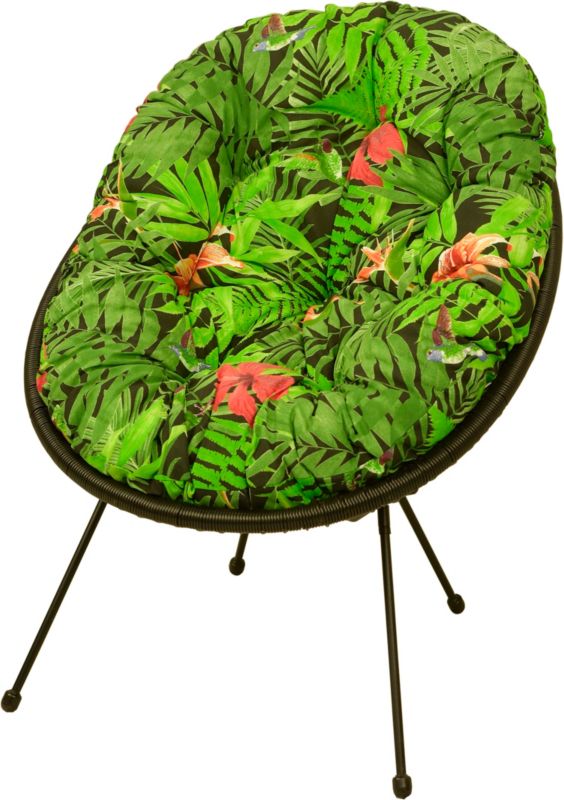 Poduszka na fotel żyłkowy AMPO zielony czarny 1 szt.