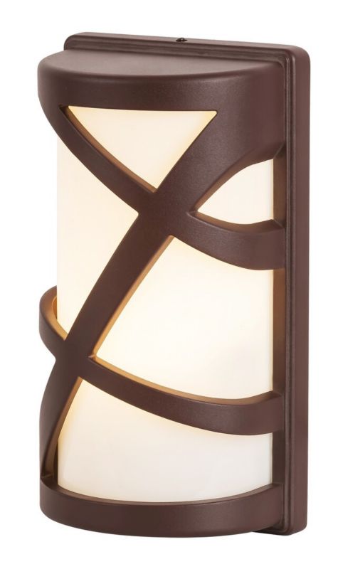 Kinkiet ścienny zewnętrzny Rabalux Durango brązowo-biały 1 x E27 x 40W IP54 wym: 26,7 x 14,6 x 9,8 cm - 1 szt.