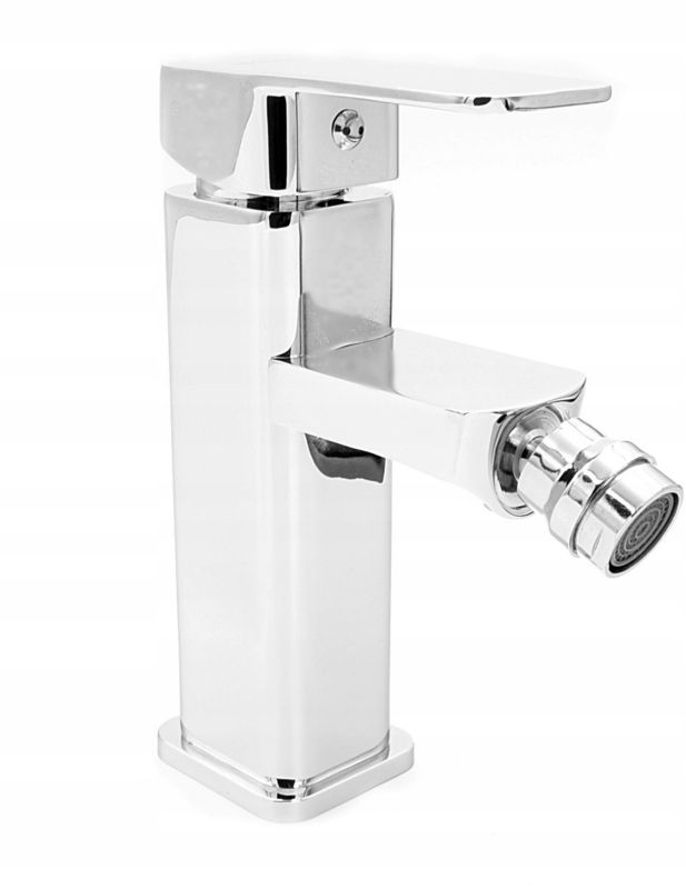 Bateria Bidetowa Kwadratowa Granitan Caro Chrom 1 szt.