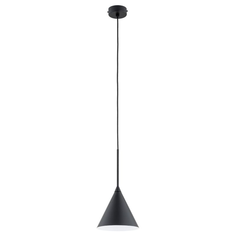 Lampa wisząca Alfa Fabo 4567 czarna minimalistyczna 1xE27 x 15W 1 szt.