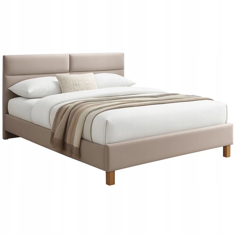 Łóżko Signal tapicerowane SIERRA VELVET 120x200 beżowe 1 szt