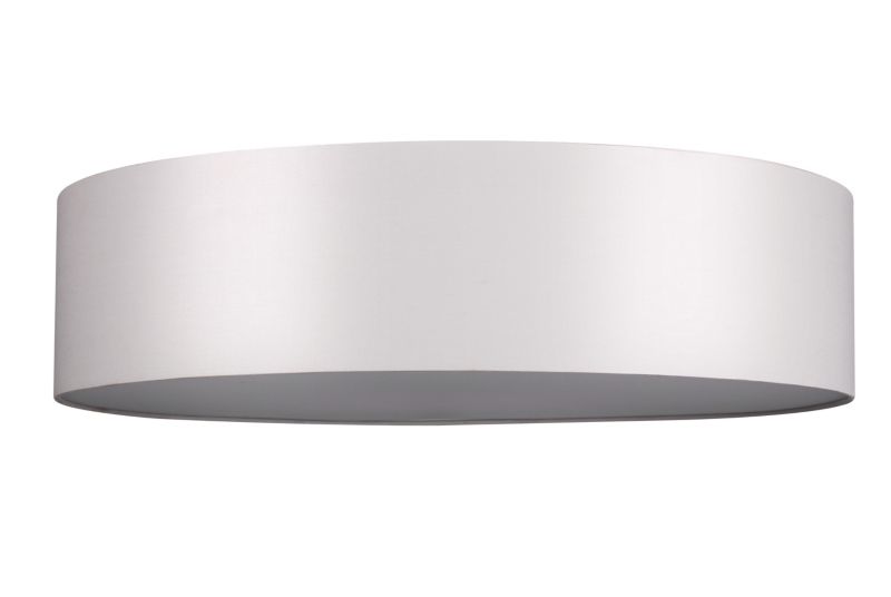 Abażur bębnowy GoodHome Schofar z dyfuzorem szary