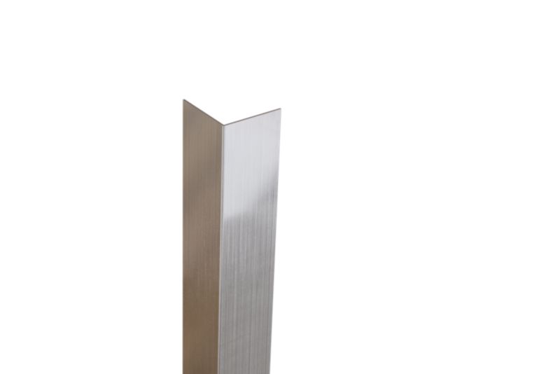 Kątownik wykończeniowy L Lambro srebrny matowy 3cm x 3cm x 270cm 1 szt.