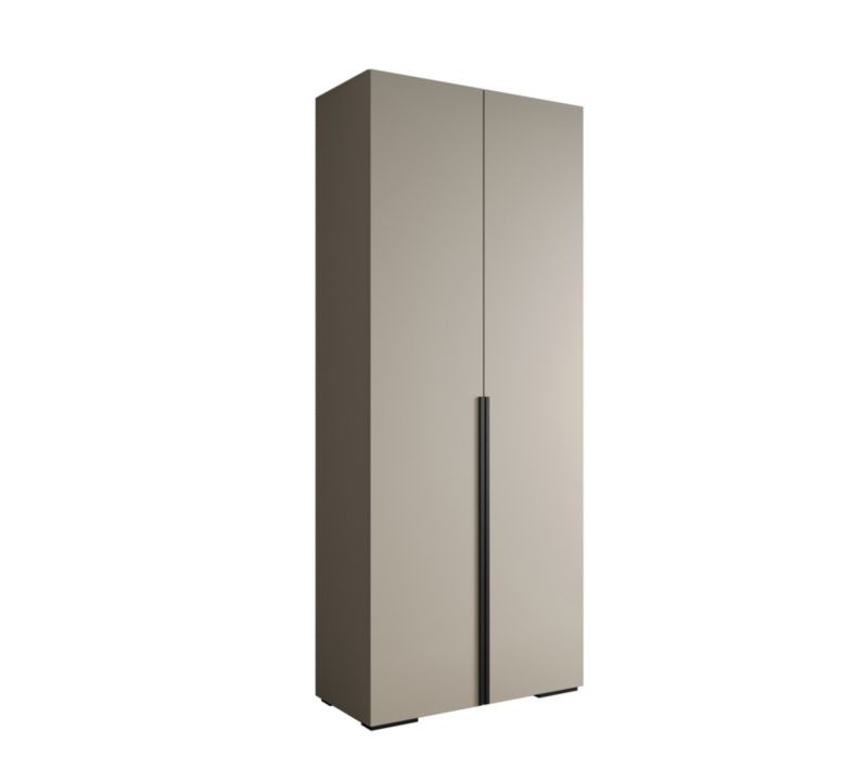 Szafa uchylna ubraniowa INOVA 1 (kaszmir/czarny) 1