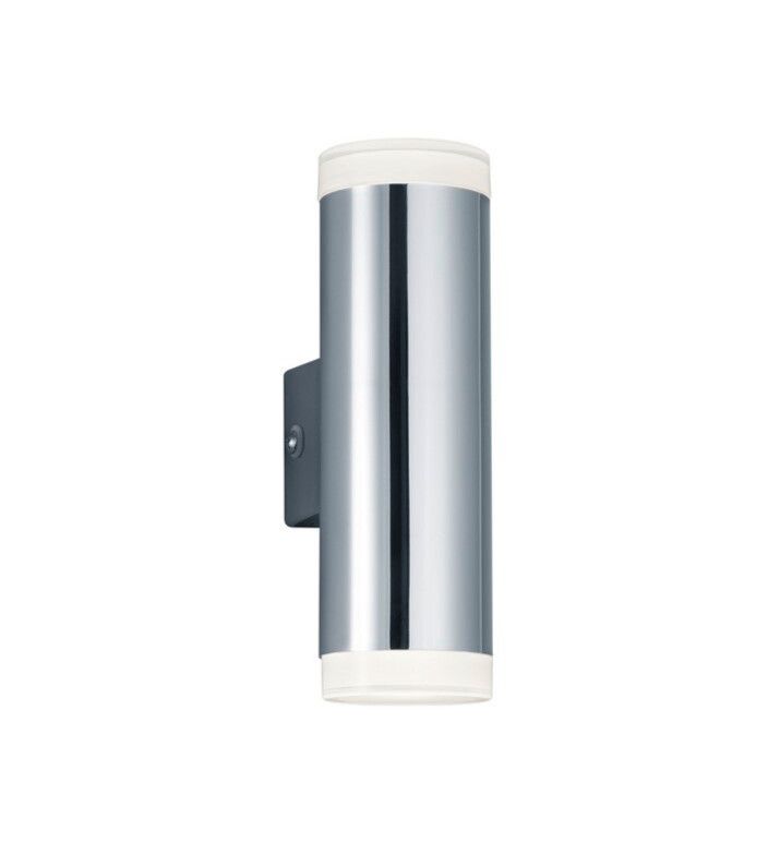 Kinkiet ścienny Trio Ray chromowany biały do łazienki LED 4W 3000K 340lm IP44 wym: 16,6 x 5,2 x 5,2 cm - 1 szt.