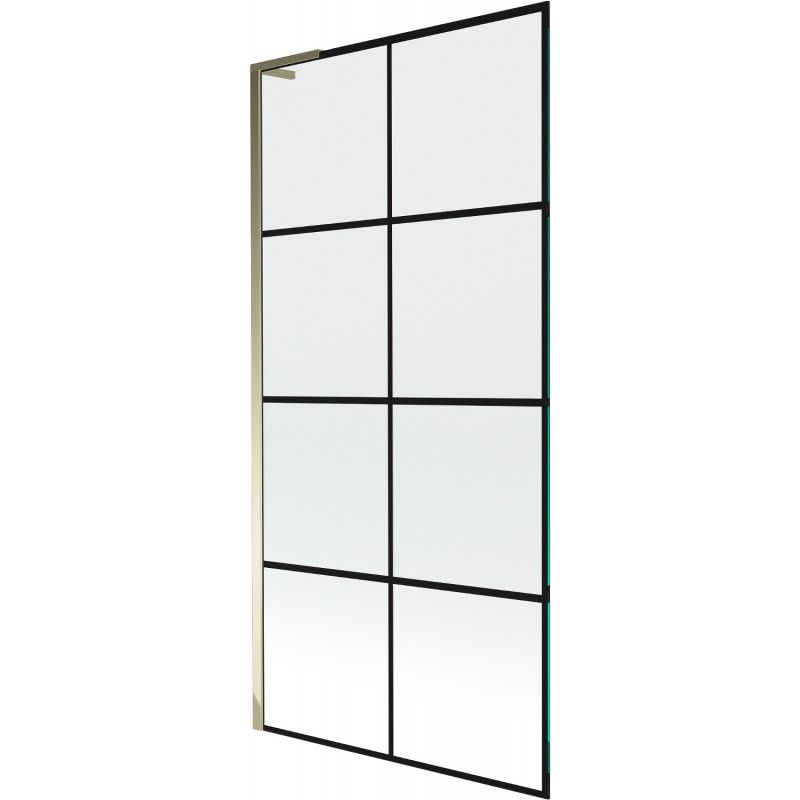 Parawan nawannowy Mexen Next L czarny wzór 90x150 cm 1 szt.