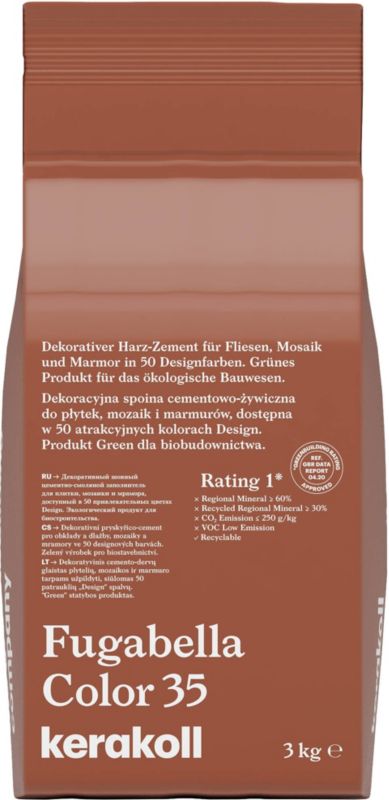 Fuga Kerakoll Fugabella Color 35 3 kg