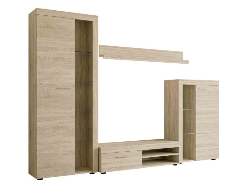 Meblościanka MIRJAN 24 Rumba dąb sonoma 1 kpl.