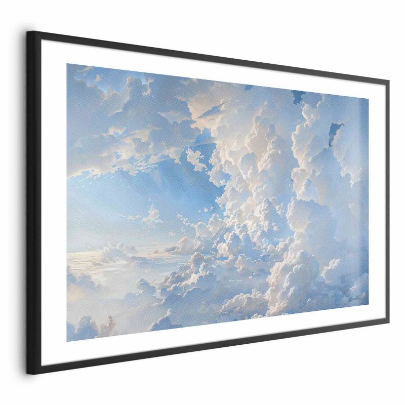 Plakat Artgeist Obrazy na niebie 42x29,7 cm z ramą czarną 1 szt