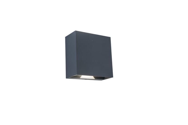 Kinkiet ścienny zewnętrzny Lutec Gemini antracyt LED 10W 4000K 400lm IP54 wym: 11 x 11 x 5,4 cm aluminium - 1 szt.