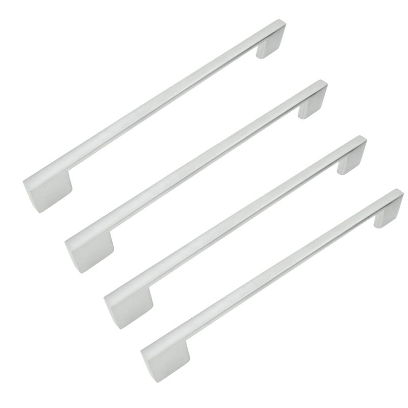 Uchwyt meblowy B&B srebrny 192 mm metalowy 4 szt