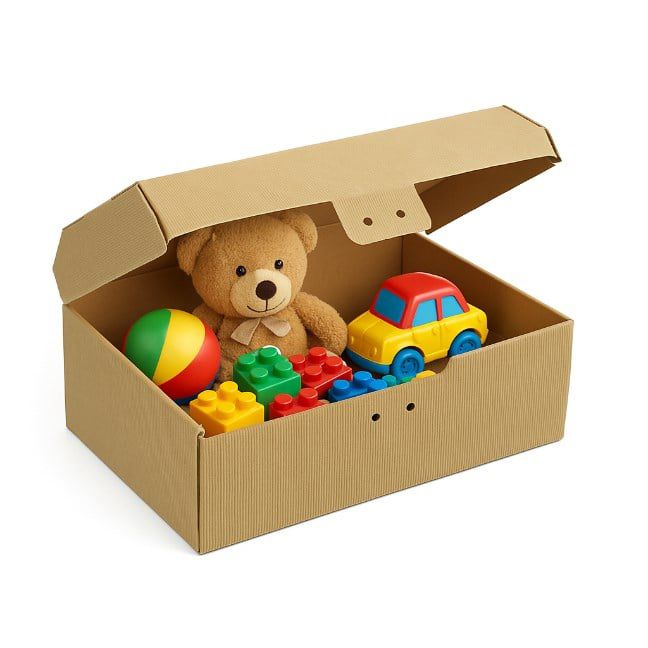 Eko Karton Karbowany z Pokrywką Neopak Kufer na Prezent 320x200x100 mm 1 szt.