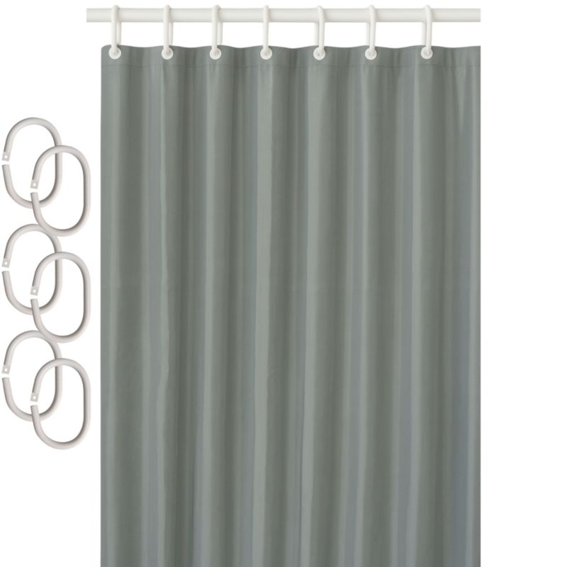 Zasłona prysznicowa Estiva PEVA 180x200 wzór popiel 1 szt.