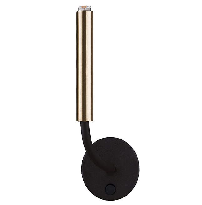 Kinkiet ścienny Nowodvorski Lighting Stalactite czarny-mosiądz-złoty 1 x G9 x 10W IP20 wym: 31 x cm - 1 szt.