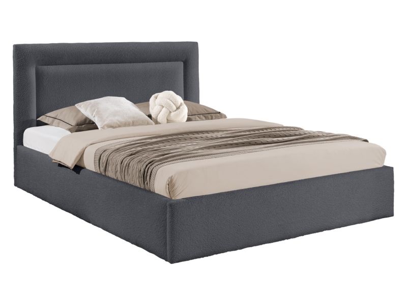 Łóżko tapicerowane MIRJAN 24 Dream 180x200 ciemnoszary 1 szt.