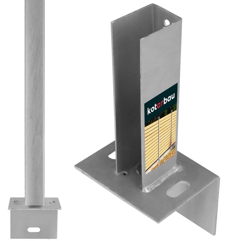 Podstawa słupa KOTARBAU kątowa do ogrodzenia 60x40 mm 1 szt.