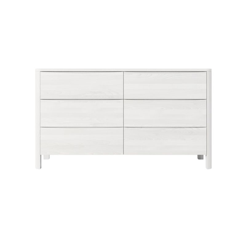 Drewniana komoda bukowa MODENA LOW 150 biały 1 szt